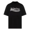 Käsinpiirretty Balenciaga-T-paita ”Black” 641675TNVE71197