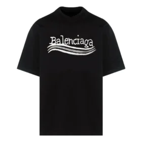 Käsinpiirretty Balenciaga-T-paita ”Black” 641675TNVE71197 Käsinpiirretty Balenciaga-T-paita ”Black” 641675TNVE71197