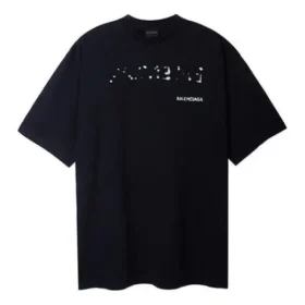 Käsinpiirretty Balenciaga-T-paita, Large-malli, ”Musta” 641675TOVO51070 Käsinpiirretty Balenciaga-T-paita, Large-malli, ”Musta” 641675TOVO51070