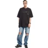 Käsinpiirretty Balenciaga-T-paita, Large-malli, ”Musta” 641675TOVO51070