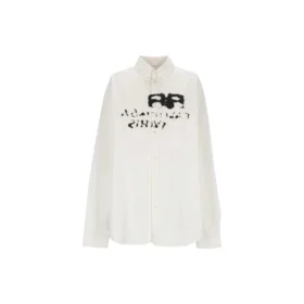 Käsinpiirretty BB-pitkähihainen paita, oversized-malli ”White” 725722TYB189000 Käsinpiirretty BB-pitkähihainen paita, oversized-malli ”White” 725722TYB189000
