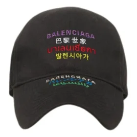 Languages Logo Cap ”Black Multicolor” 641238410B21098 Languages Logo Cap ”Black Multicolor” 641238410B21098