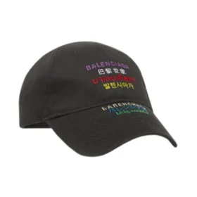Languages Logo Cap ”Black Multicolor” 641238410B21098 Languages Logo Cap ”Black Multicolor” 641238410B21098