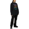 Languages Logo -pitkähihainen T-paita ”Black Multicolor” 641667TJVI32771
