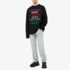 Languages-pyöreäkaulainen neulepusero ”Black Multicolor” 646491T15952771
