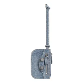 Le Cagole -kolikkokukkaro, Denim, strassikivillä koristeltu ”Sininen” 7767692109U4715