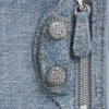 Le Cagole -kolikkokukkaro, Denim, strassikivillä koristeltu ”Sininen” 7767692109U4715