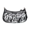Le Cagole -minilaukku ketjulla, graffitikuviolla, ”musta” 695814210G61090