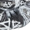 Le Cagole -minilaukku ketjulla, graffitikuviolla, ”musta” 695814210G61090