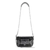 Le Cagole Xs Flap Bag Diy Metal ”Musta” 7190822AAXD1000