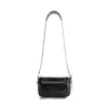 Le Cagole Xs Flap Bag Diy Metal ”Musta” 7190822AAXD1000