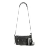 Le Cagole Xs Flap Bag Metallized ”Metalic Grey” 7190822AAWR1314