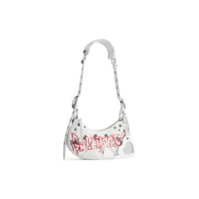 Le Cagole Xs -olkalaukku, DIY Metal, ”White”, 6713092AAXE9066