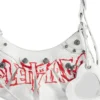 Le Cagole Xs -olkalaukku, DIY Metal, ”White”, 6713092AAXE9066