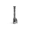 Le Cagole Xs -olkalaukku, metallisoitu ”Silver” 7716700GT3Y8103