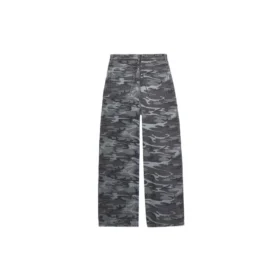 Leveälahkeiset camouflage-farkut ”Harmaa” 641456TJW551055