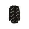Logo Oversized Cardigan ”Black” 555275T14711070