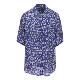 Logo Strips Minimal -silkkipaita ”Blue Dirty White” 681813TNL054644 Logo Strips Minimal -silkkipaita ”Blue Dirty White” 681813TNL054644