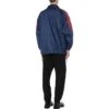Logo-vetoketjullinen takki ”Blue Red” 561466TYD338065