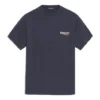 Logokuvioinen lyhythihainen unisex-paita, tummansininen 556150TAV444128