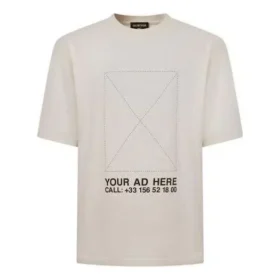 MAINOS TÄHÄN Oversized-T-paidat ”Beige” 676589TLVF49054