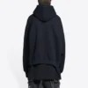 Maison Balenciaga -huppari, leveä istuvuus ”Black” 674986TLVJ21074