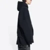 Maison Balenciaga -huppari, leveä istuvuus ”Black” 674986TLVJ21074