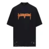 Metallica-lyhythihainen T-paita, oversized-malli, ”Black Orange” 694576TMV881055