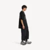 Miesten 3b-jalkapallo-V-kaula-T-paita, oversized, musta/antrasiitti Miesten 3b-jalkapallo-V-kaula-T-paita, oversized, musta/antrasiitti