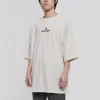 Miesten Balenciaga Alphabet Logo -lyhythihainen paita, harmaa-valkoinen 641614TJVA99054