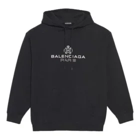 Miesten Balenciaga Alphabet-painatus, logo, musta 570811TGV701000 Miesten Balenciaga Alphabet-painatus, logo, musta 570811TGV701000