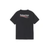 Miesten Balenciaga Alphabet Printing -lyhythihainen paita, musta 641675TIV521070