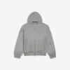 Miesten Balenciaga Back -huppari, tavallinen istuvuus, vetoketjullinen, Balenciaga-harmaa