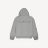 Miesten Balenciaga Back -huppari, tavallinen istuvuus, vetoketjullinen, Balenciaga-harmaa