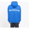 Miesten Balenciaga Back Logo Alphabet Printing -kengät, siniset 570811THV798077