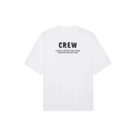 Miesten Balenciaga Crew Alphabet -painatus, lyhythihainen, valkoinen 620969TIV749040 Miesten Balenciaga Crew Alphabet -painatus, lyhythihainen, valkoinen 620969TIV749040