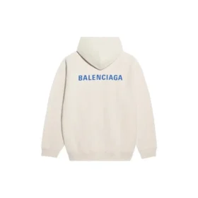 Miesten Balenciaga-fleece, pitkähihainen, kermanvalkoinen 600583TJVA89055 Miesten Balenciaga-fleece, pitkähihainen, kermanvalkoinen 600583TJVA89055
