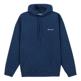 Miesten Balenciaga-fleecevuorattu, väljä malli, huppari, pitkähihainen, sininen 570811TJV854866 Miesten Balenciaga-fleecevuorattu, väljä malli, huppari, pitkähihainen, sininen 570811TJV854866