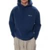 Miesten Balenciaga-fleecevuorattu, väljä malli, huppari, pitkähihainen, sininen 570811TJV854866