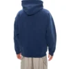 Miesten Balenciaga-fleecevuorattu, väljä malli, huppari, pitkähihainen, sininen 570811TJV854866