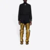 Miesten Balenciaga FW21 Alphabet pitkähihaiset urheiluhousut, musta 661749444B81077