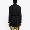 Miesten Balenciaga FW21 Alphabet pitkähihaiset urheiluhousut, musta 661749444B81077