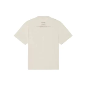 Miesten Balenciaga FW21 Alphabet Printing -lyhythihainen paita, beige 651795TJV909054 Miesten Balenciaga FW21 Alphabet Printing -lyhythihainen paita, beige 651795TJV909054