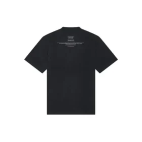 Miesten Balenciaga FW21 Couture Alphabet pyöreäkaulainen lyhythihainen paita, musta 651795TJV901070 Miesten Balenciaga FW21 Couture Alphabet pyöreäkaulainen lyhythihainen paita, musta 651795TJV901070