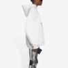 Miesten Balenciaga FW21 Hi My Name Is -kirjainkuvioiset pitkähihaiset valkoiset 651799TKVF29081
