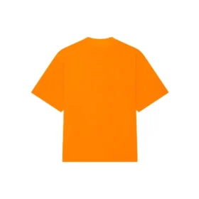 Miesten Balenciaga FW21 HI MY NAME IS WIDE FIT Alphabet Printing Retro Knit Short Sleeve Orange 661715TKVH57513