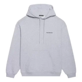 Miesten Balenciaga FW21 -logopainatus, pitkähihainen, harmaa 600583TIV841167 Miesten Balenciaga FW21 -logopainatus, pitkähihainen, harmaa 600583TIV841167