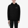 Miesten Balenciaga FW21 -logopainettu pitkähihainen paita, musta 600583TIV841070