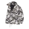 Miesten Balenciaga FW21 olkapäät paljastava takki, harmaa 663004TKLD41240