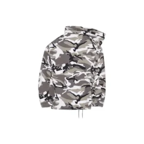 Miesten Balenciaga FW21 olkapäät paljastava takki, harmaa 663004TKLD41240 Miesten Balenciaga FW21 olkapäät paljastava takki, harmaa 663004TKLD41240